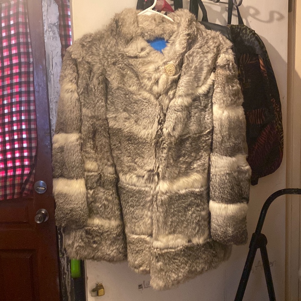 Real fur very vintage coat